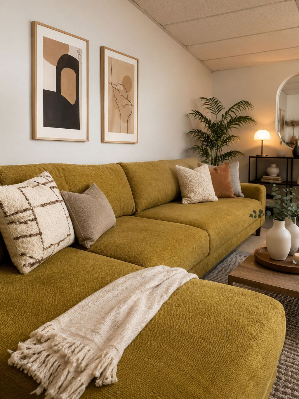 Houston L Sectional Modern Sofa | Handmade in Houston | Liva Home Design